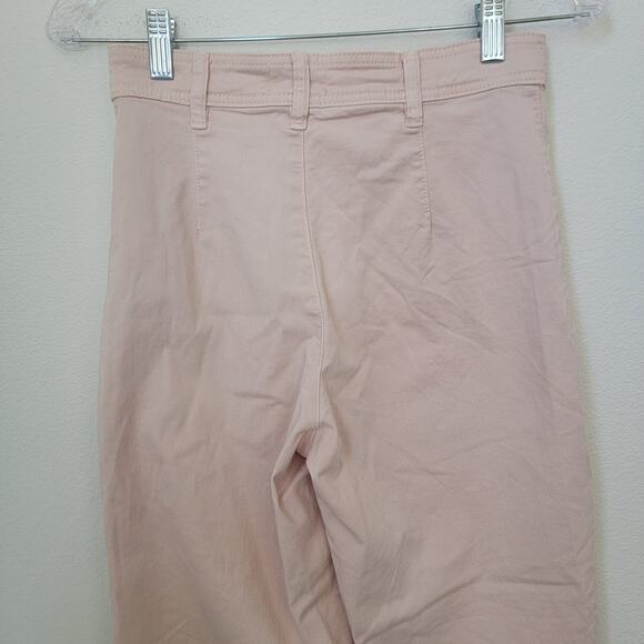 Marine Layer Bridget Wide Leg Flat Front Chino Sz 4 Pant 14650 High Waist Pastel - Picture 9 of 14